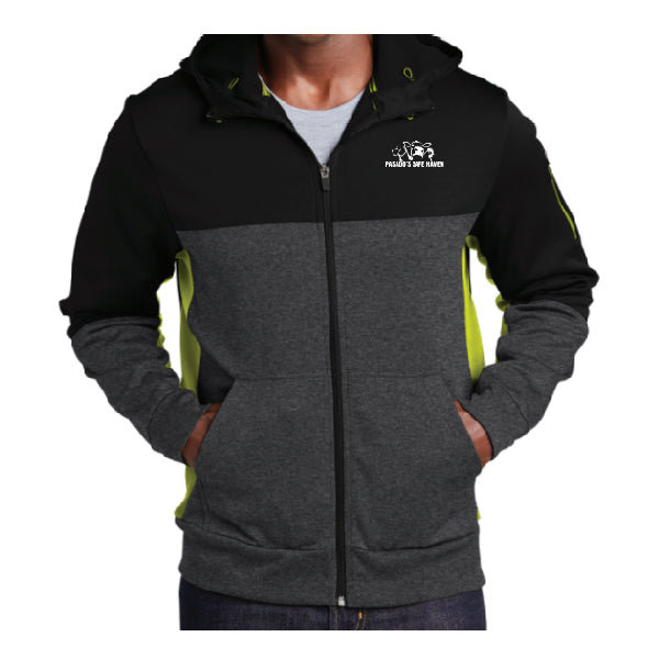 Colorblock Zip Sweatshirt