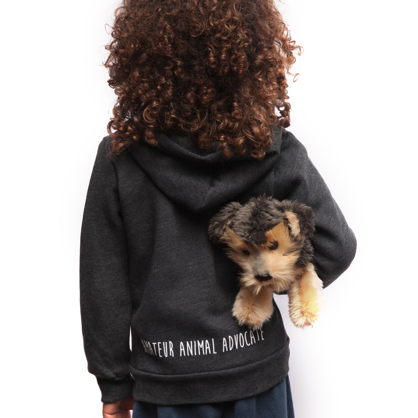 Youth Gray Full Zip Hoodie