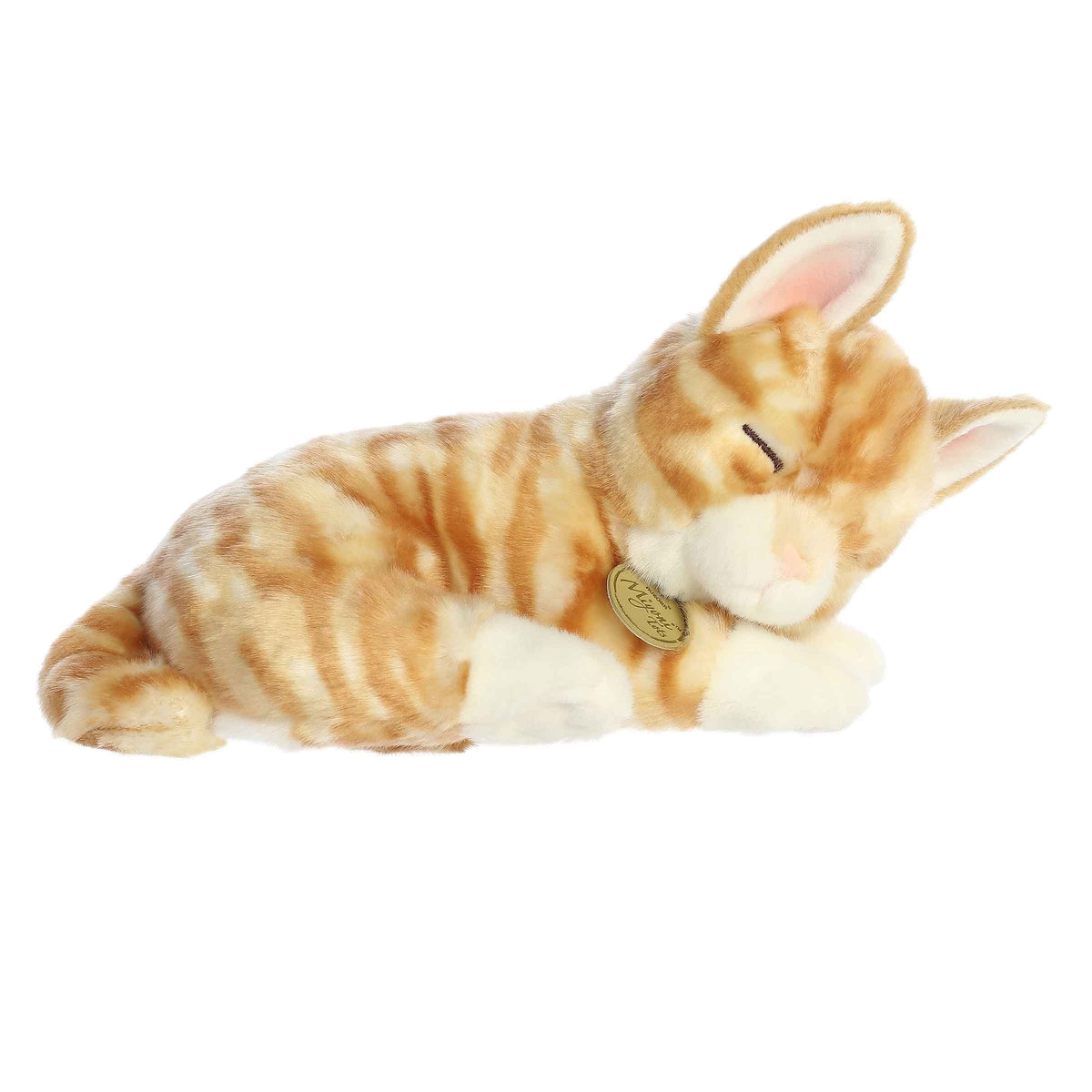 Sleepy Tabby Cat Plush