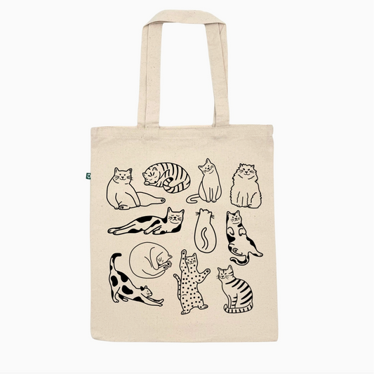 Cat Doodle Tote