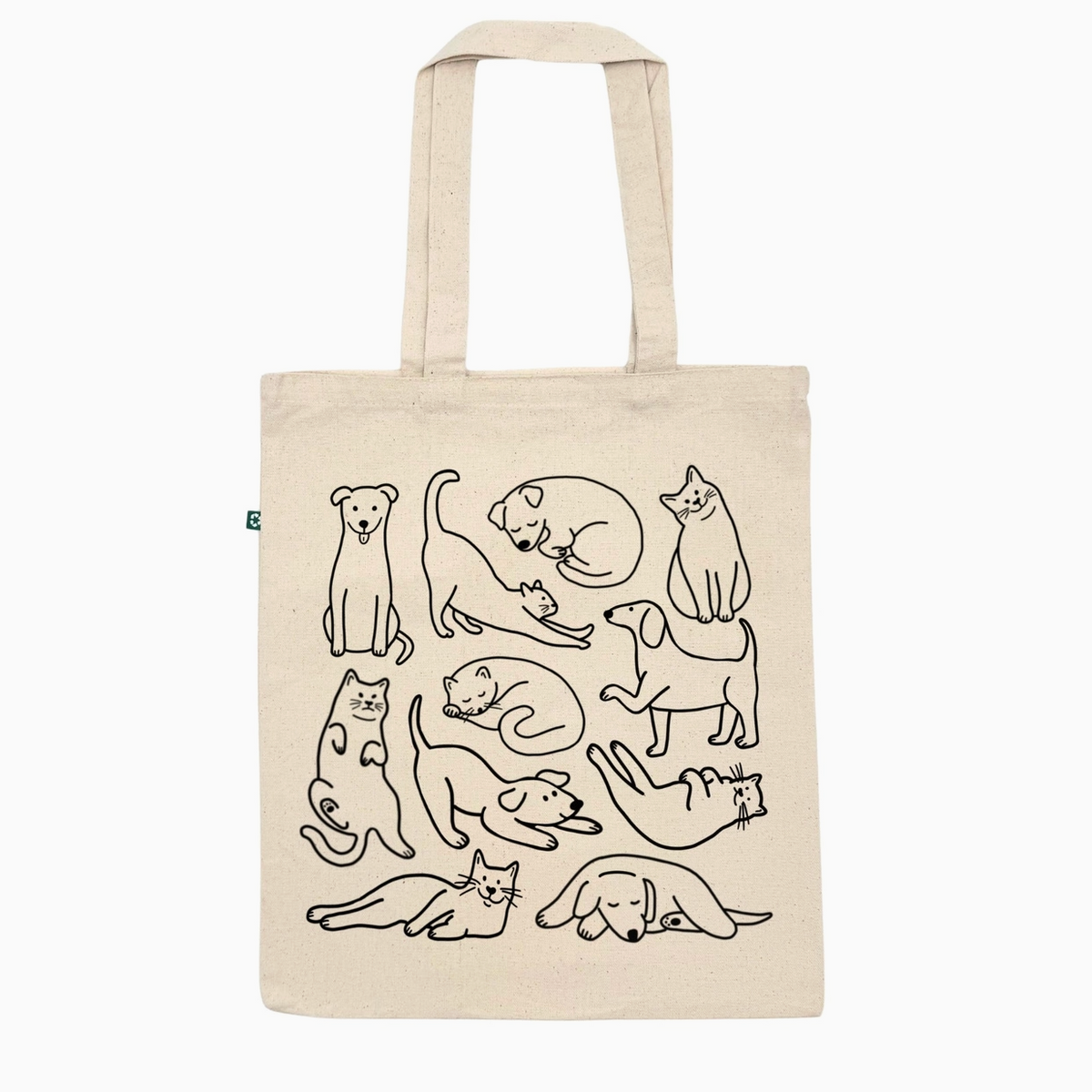 Dog & Cat Doodle Tote