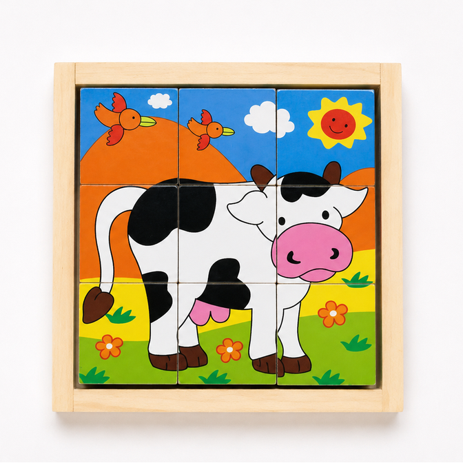 6 Sided Animal Puzzle